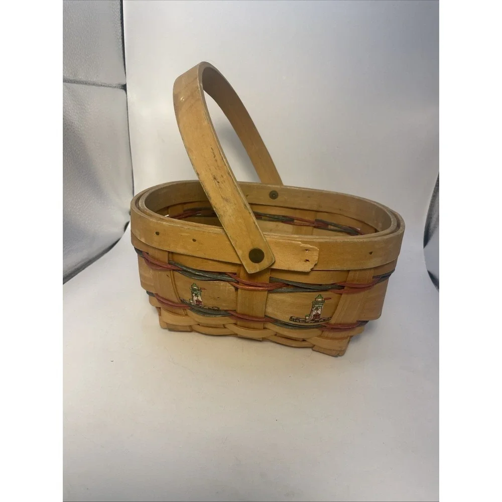 Country Woven Collection Grand Basket Lighthouses
